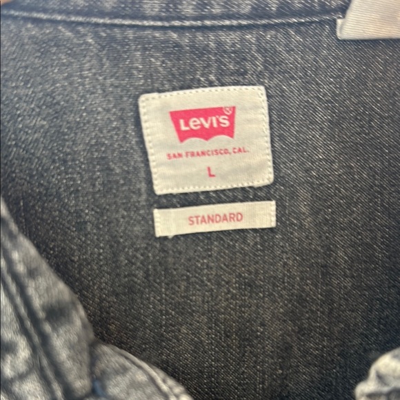 Levi's Black Denim Shirt - Picture 2 of 3